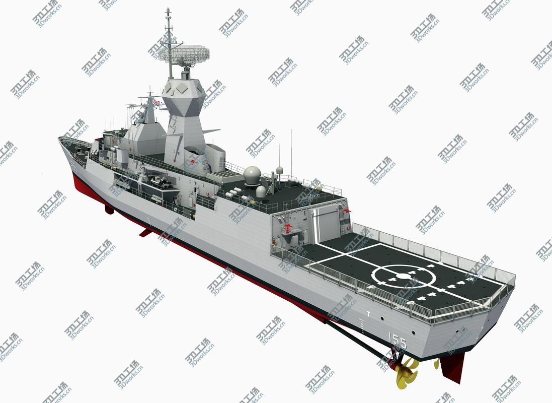 images/goods_img/20210313/3D ANZAC MEKO Class Frigate HMAS BALLARAT FFH 155 model/4.jpg